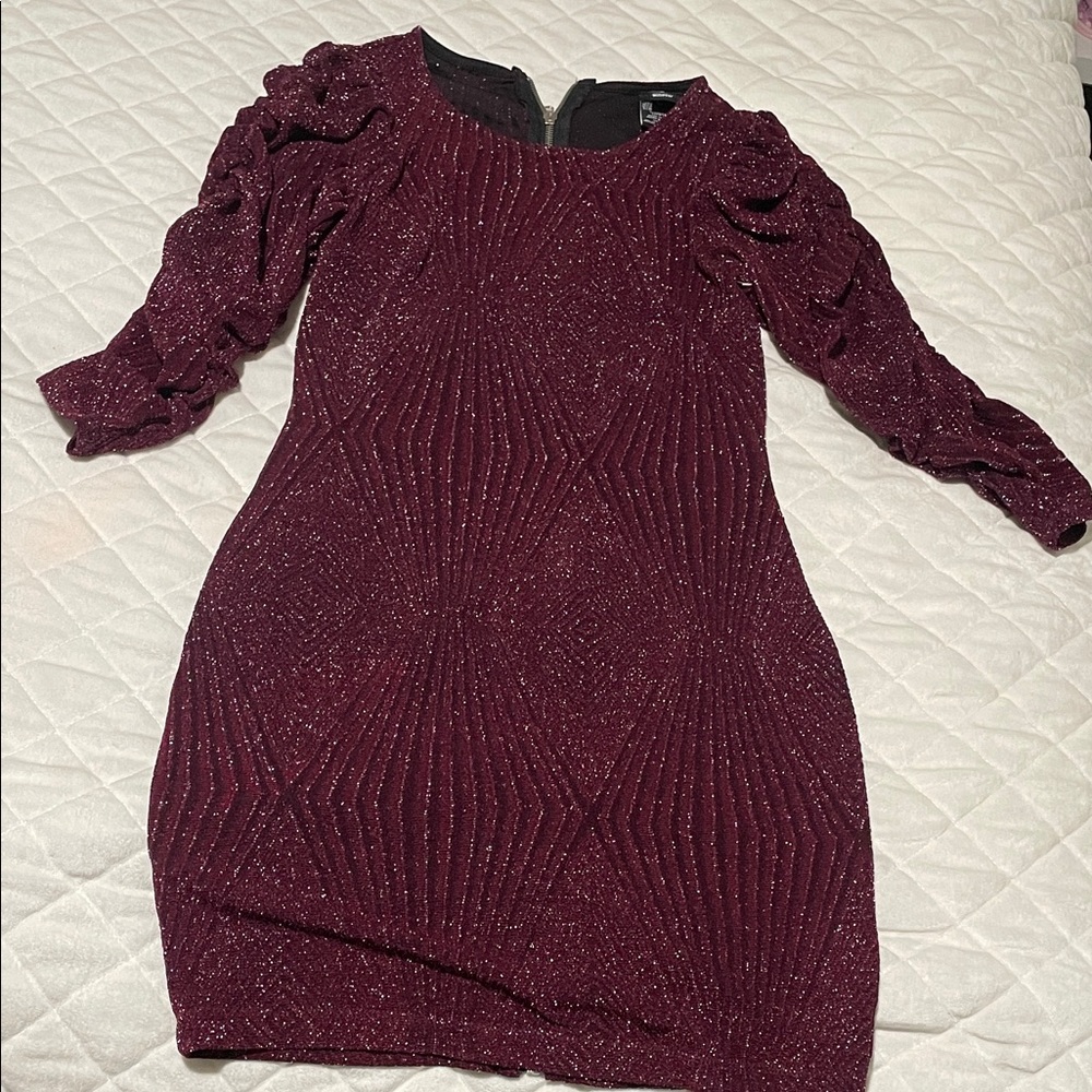Windsor Sparkling Burgundy Dress
